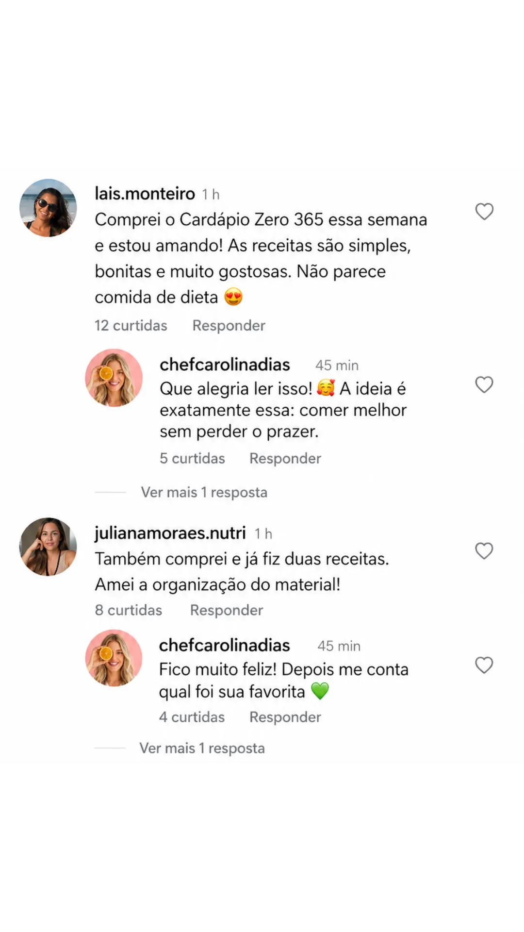 Depoimento de cliente sobre o Cardápio Zero 365 no WhatsApp